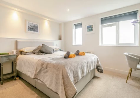 Bedroom #1 at Shellseekers, Marazion