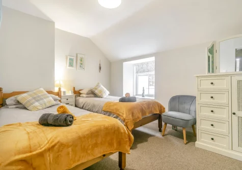 Bedroom #2 at Shellseekers, Marazion