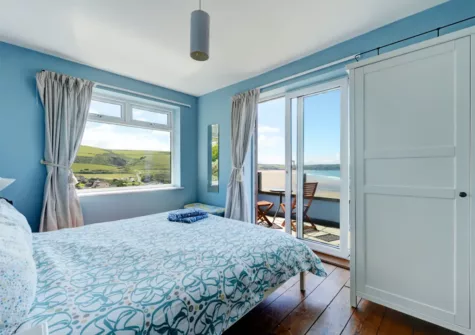 Bedroom #1 at Shimmer & Gloss, Woolacombe