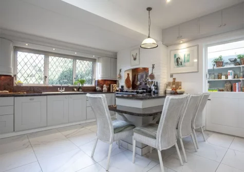 The kitchen at Shimoda, Sidmouth