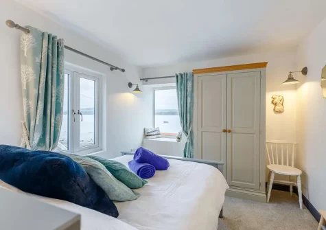 Bedroom #1 at Shoestring Cottage, Lympstone