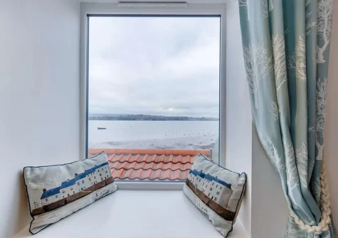 Bedroom #1 at Shoestring Cottage, Lympstone