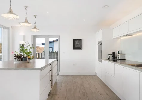The kitchen at Shore Edge, Portreath