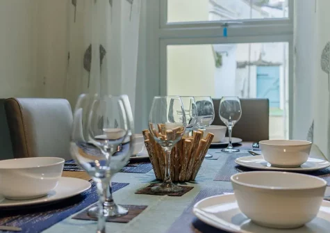 The dining room at Shore Shack, Brixham