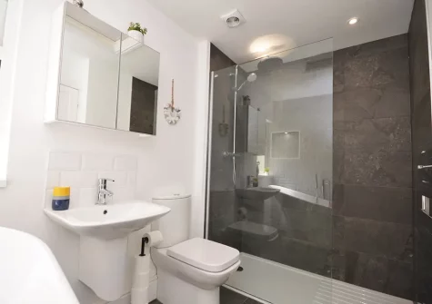 The bathroom at Shore Shack, Brixham