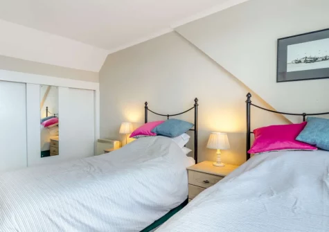 Bedroom #2 at Shorelark, Porthtowan