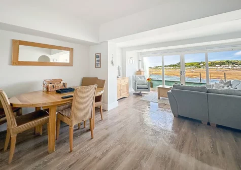 The dining area at Shorewaters, Appledore