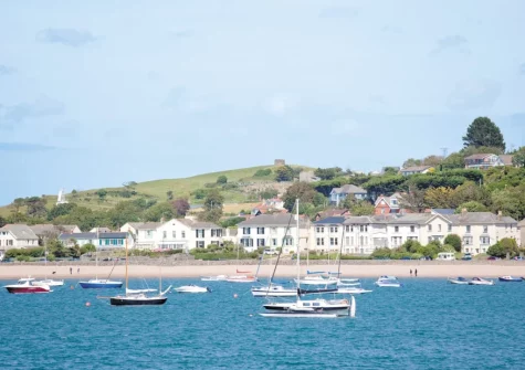 The estuary view from the balcony & outdoor sitting area at Shorewaters, Appledore