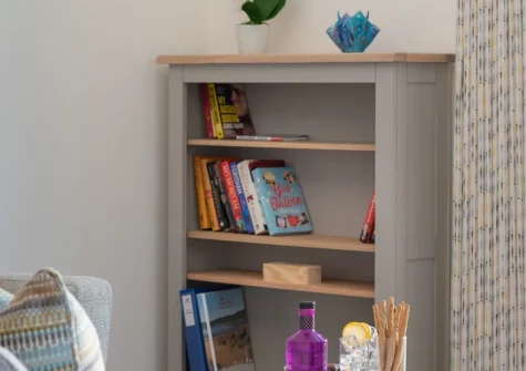 The living area at Silver Birches, Westward Ho!