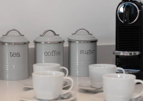 The kitchen at Silver Birches, Westward Ho!