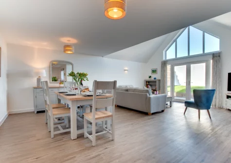 The dining area at Silver Birches, Westward Ho!