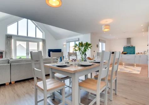 The dining area at Silver Birches, Westward Ho!