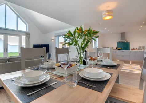 The dining area at Silver Birches, Westward Ho!