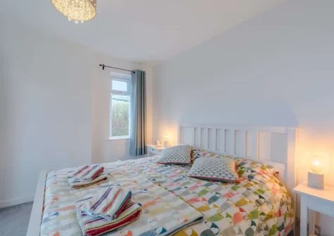 Bedroom #1 at Silver Seas, Combe Martin