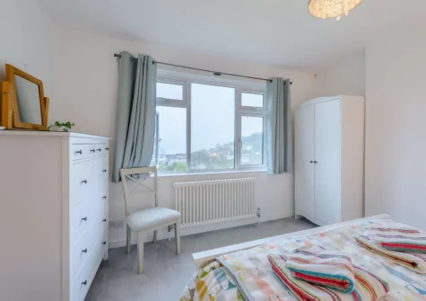 Bedroom #1 at Silver Seas, Combe Martin