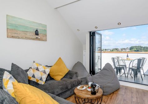 The living area at Silver Street, Bideford