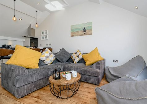 The living area at Silver Street, Bideford