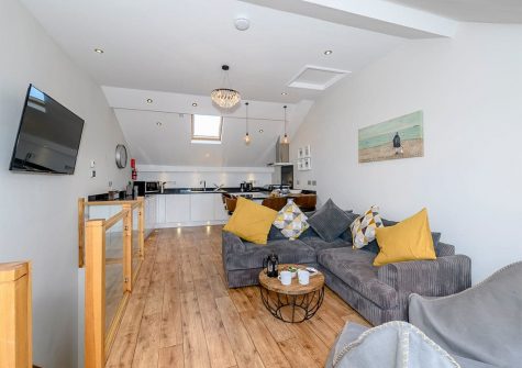 The living area at Silver Street, Bideford