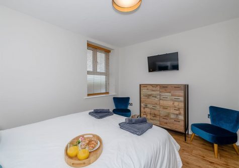 Bedroom #1 at Silver Street, Bideford