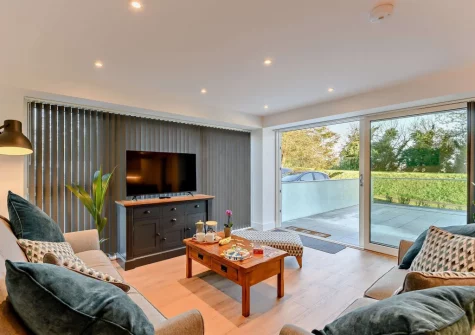 The living area at Skippers Corner, Plymouth