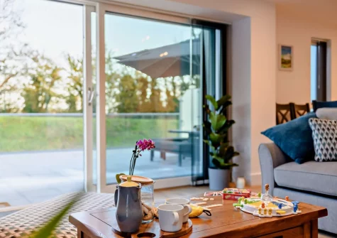 The living area at Skippers Corner, Plymouth