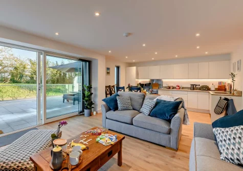 The living area at Skippers Corner, Plymouth