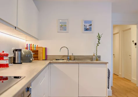 The kitchen at Skippers Corner, Plymouth