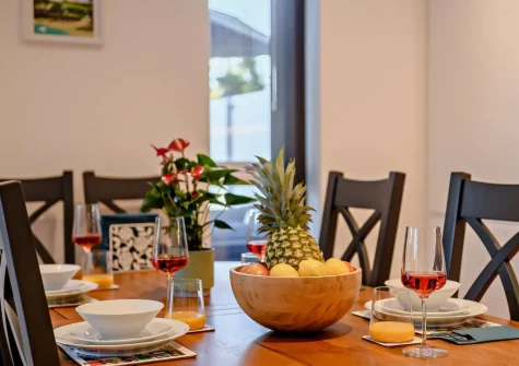 The dining area at Skippers Corner, Plymouth