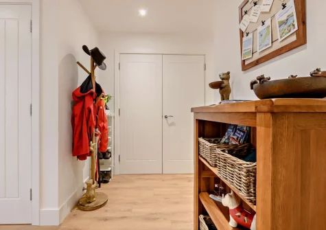 The entrance hallway at Skippers Corner, Plymouth