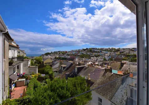 The view from the snug at Skippers Cottage, Brixham