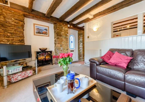 The living room at Skippers Cottage, Ilfracombe