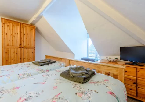 Bedroom #2 at Skippers Cottage, Ilfracombe