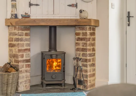 The living area at Skyber Riverview Barn, Tresarrett