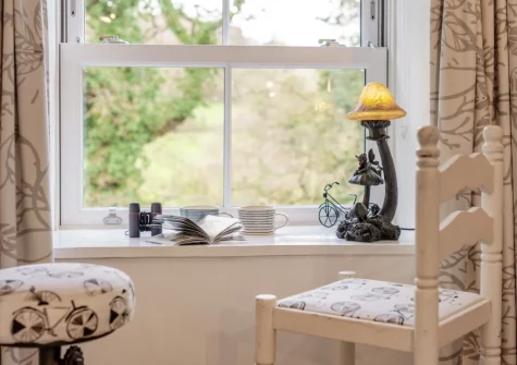 The bedroom at Skyber Riverview Barn, Tresarrett