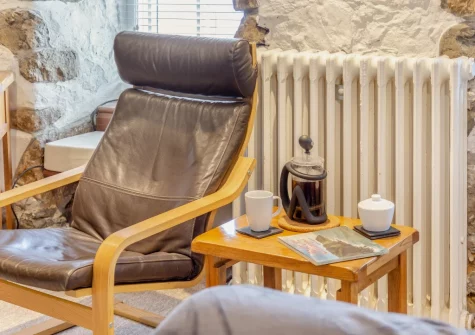 The living area at Slipway Cottage, 8 Back Lane, St Ives