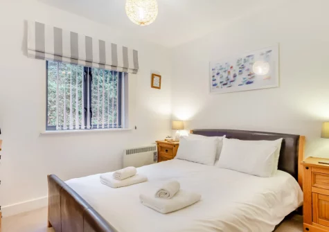 Bedroom #1 at Slipway, Fowey