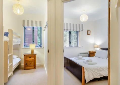 Bedroom #1 & #2 at Slipway, Fowey