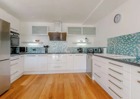 The kitchen at Slow Tide, Bude