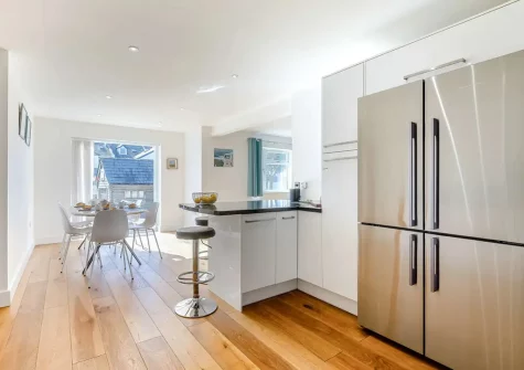 The kitchen at Slow Tide, Bude
