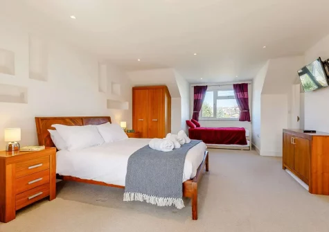 Bedroom #1 at Slow Tide, Bude
