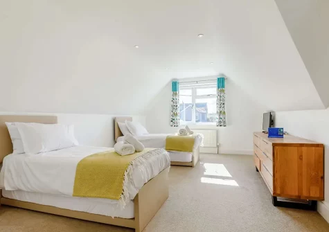 Bedroom #3 at Slow Tide, Bude