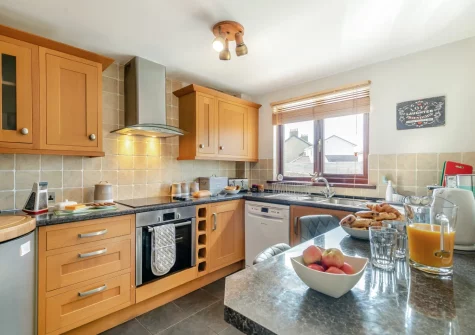 The kitchen at Smithy Cottage, Marazion