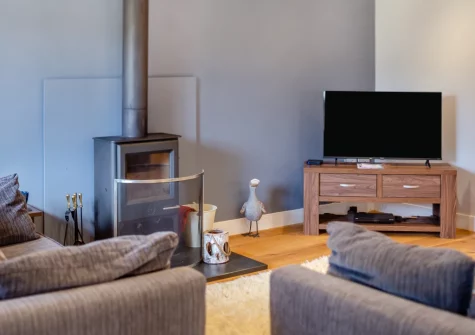 The living area at Snowy Owl, Winnard's Perch