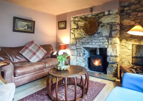 The living room at Someplace Else, St Day