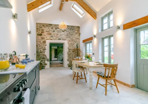 The kitchen & dining area at Someplace Else, St Day