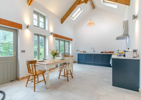 The kitchen & dining area at Someplace Else, St Just