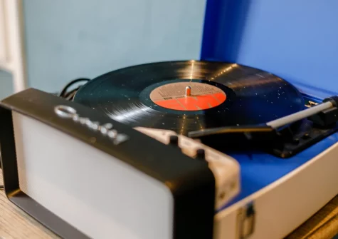 The living area at Song of the Sea, Penzance