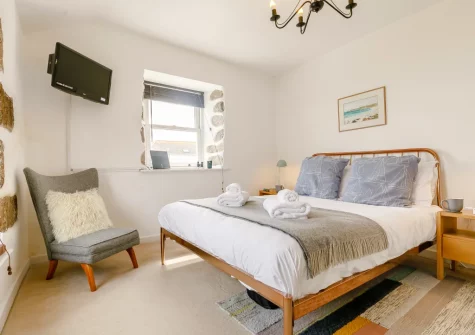 Bedroom #1 at Song of the Sea, Penzance