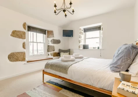 Bedroom #1 at Song of the Sea, Penzance