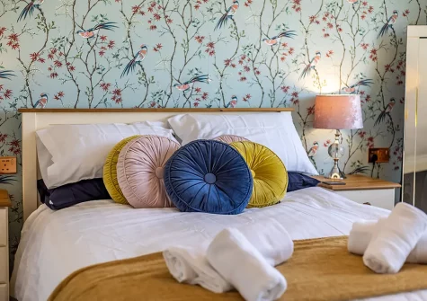 Bedroom #1 at Soundwaves House, Bude